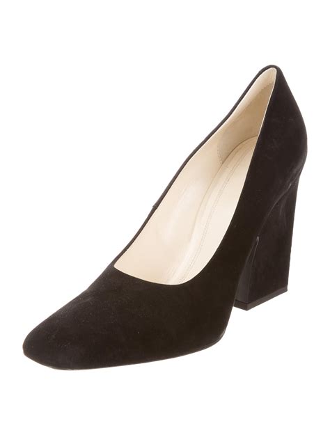 celine suede pumps|Celine.